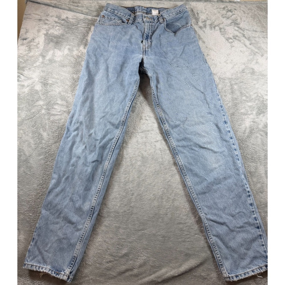 Vtg Levi's 560‎ Loose Taper Jeans W31 L34 Light Wash 90s Distressed Grunge